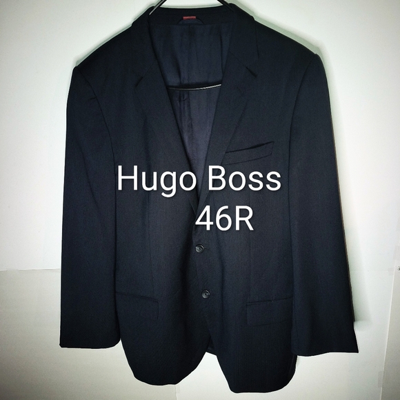 Hugo Boss Black VirginWool Suit Jacket Size 46R